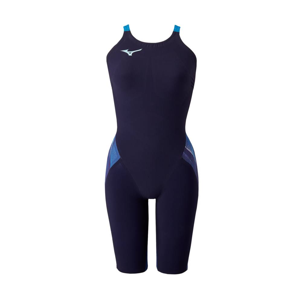 Mizuno Women's GX-Sonic V Multi Racer (MR) Technical Swimsuit Blue (570027-MZS)